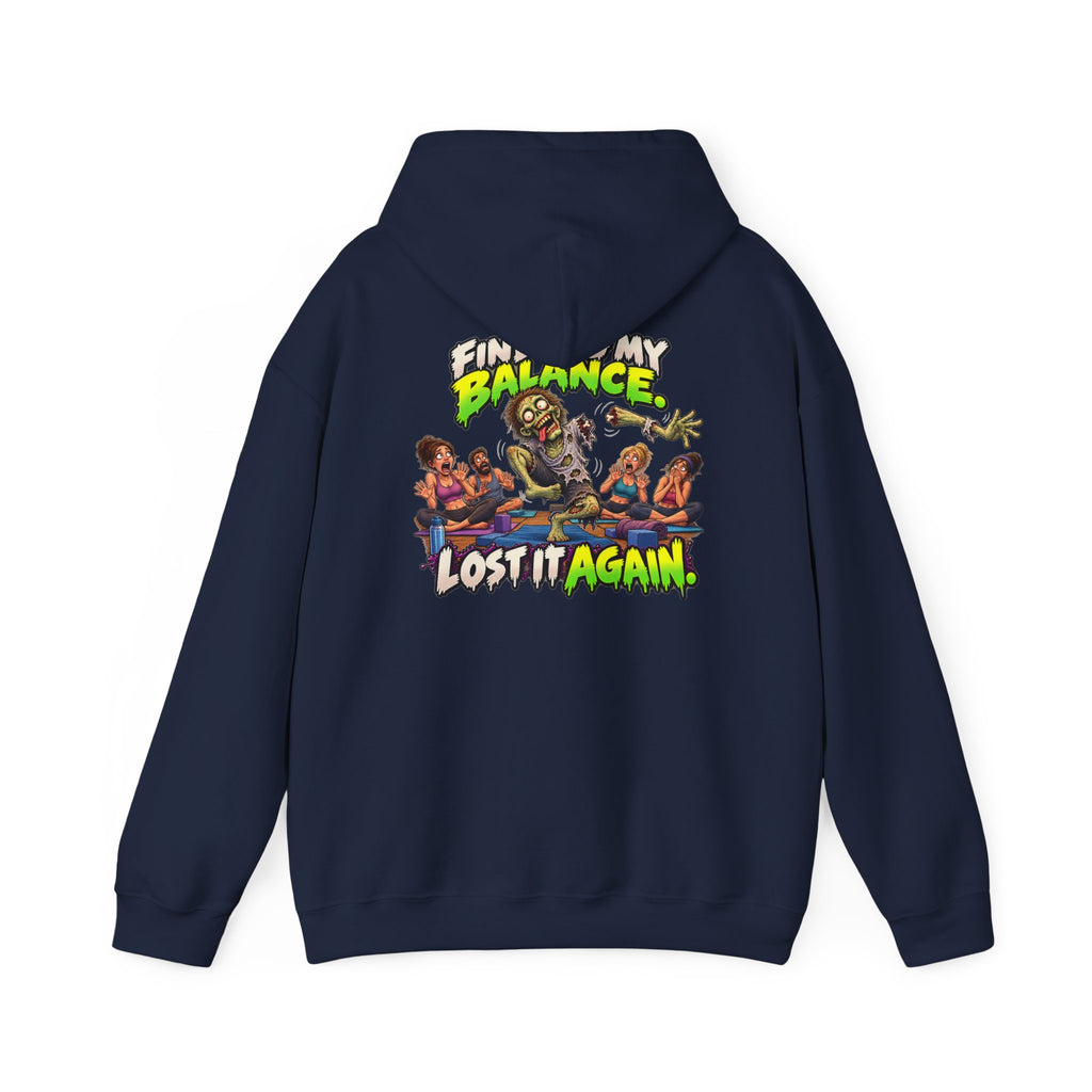 Finding My Balance — Officially Undead Zombie Hoodie