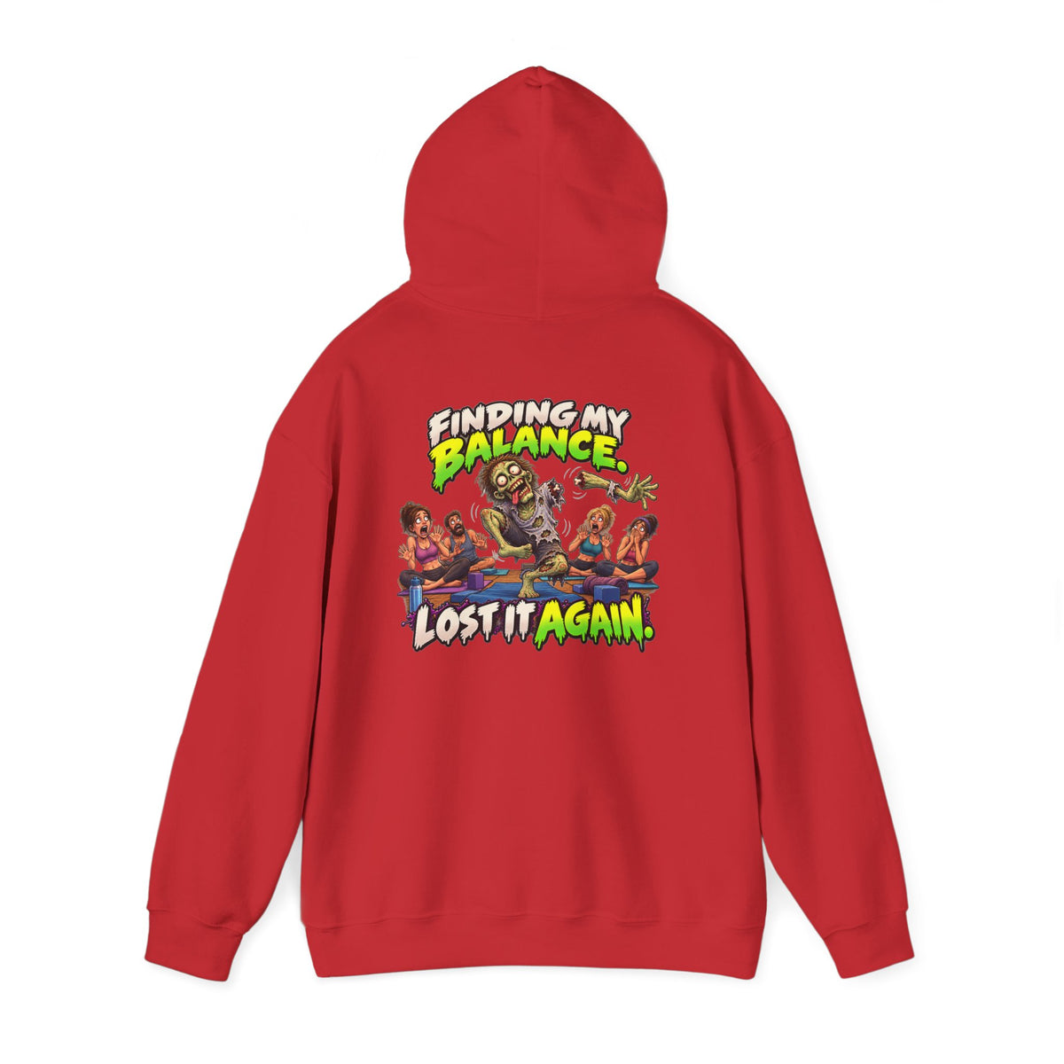 Finding My Balance — Officially Undead Zombie Hoodie