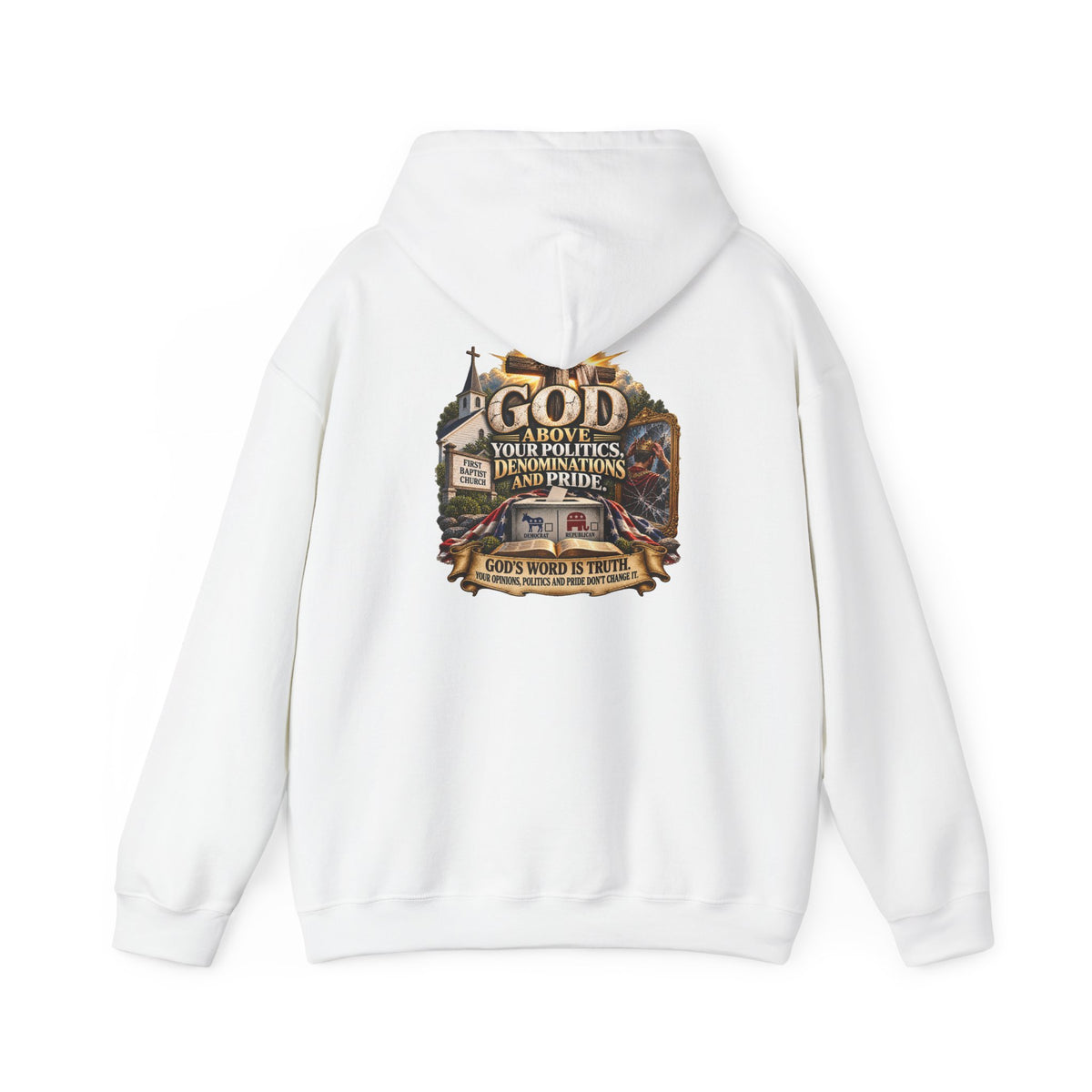 We Follow Jesus Christian Faith Hoodie