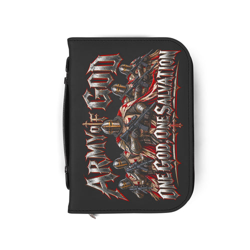 Armored Warriors One God One Salvation Bible Cover | God of All Crown Design