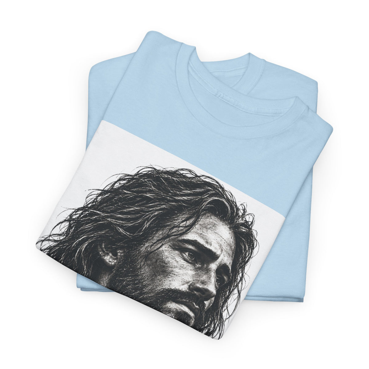 Jesus Portrait T-Shirt – Christian Faith Shirt