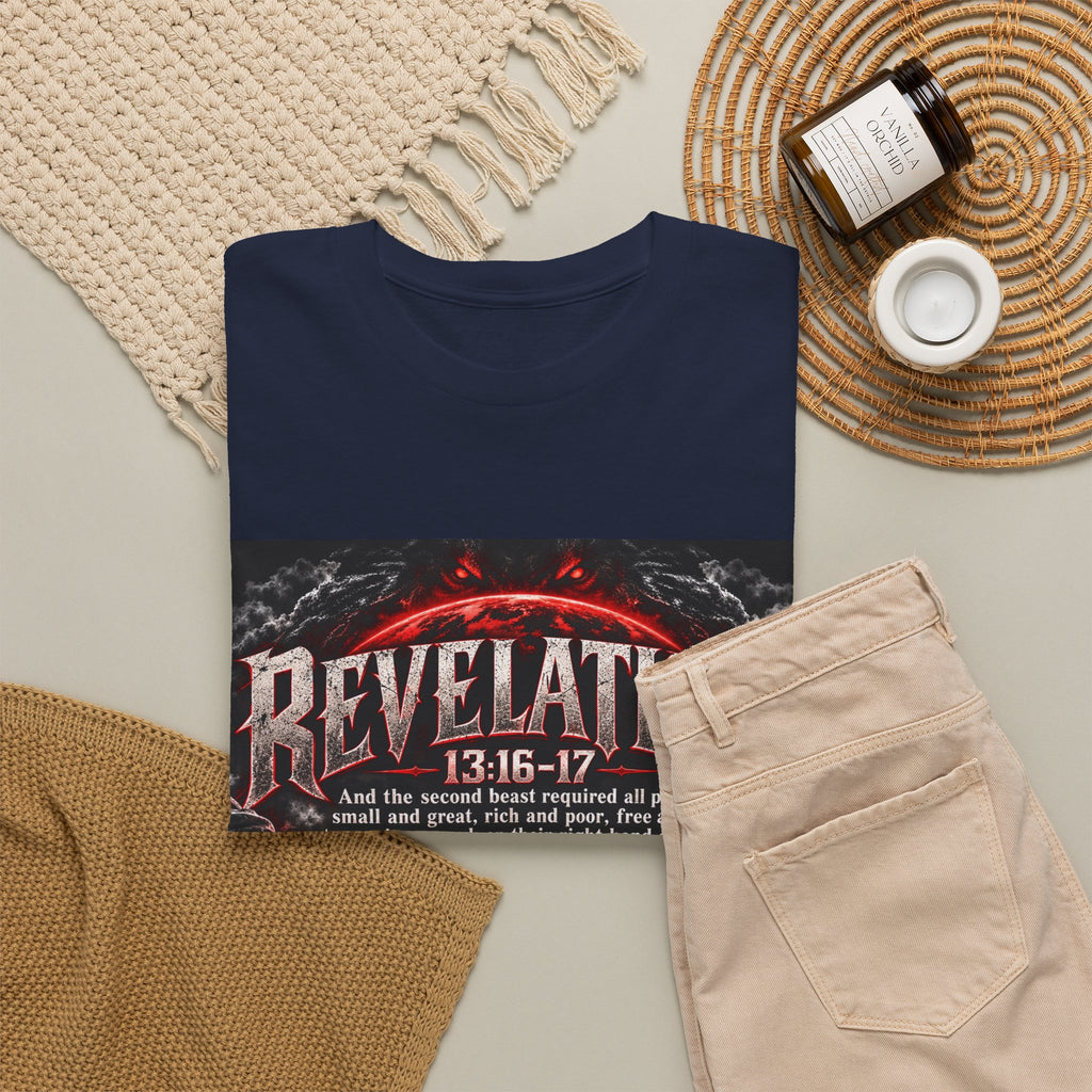 Revelation 13:16-17 Christian Apocalypse Graphic T-Shirt