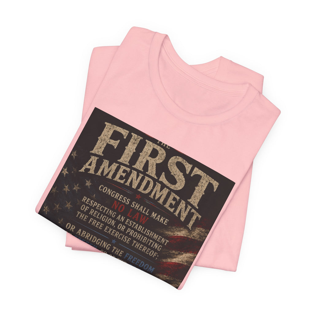First Amendment Text Tee | Patriotic Constitution Shirt