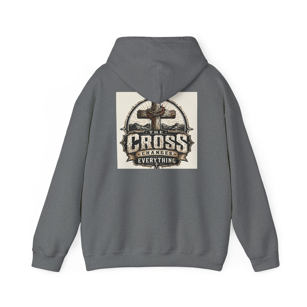 Christian In Progress Hoodie | Cross Changes Everything Christian Hoodie