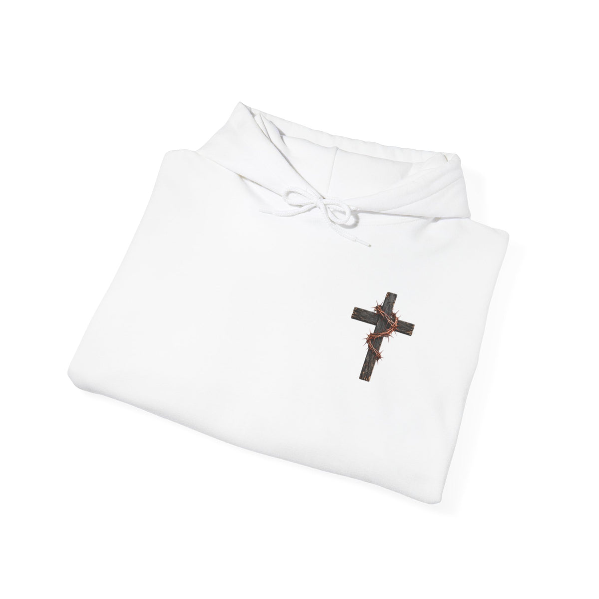 Christian Hoodie — "Saved by the Cross" Religious Pullover