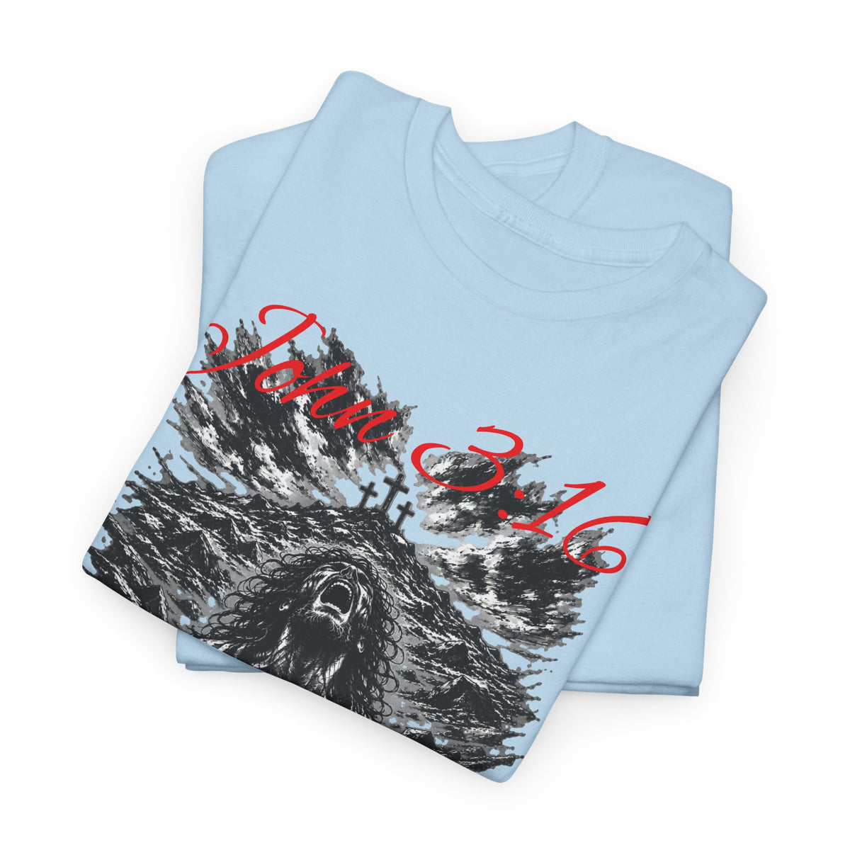John 3:16 Jesus Christian Graphic T-Shirt