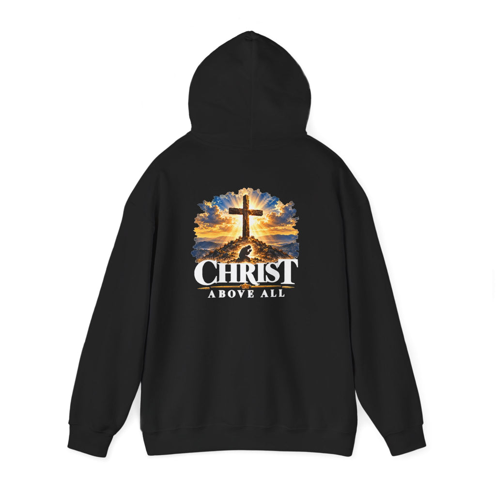 Christian Cross Sunset Faith Hoodie