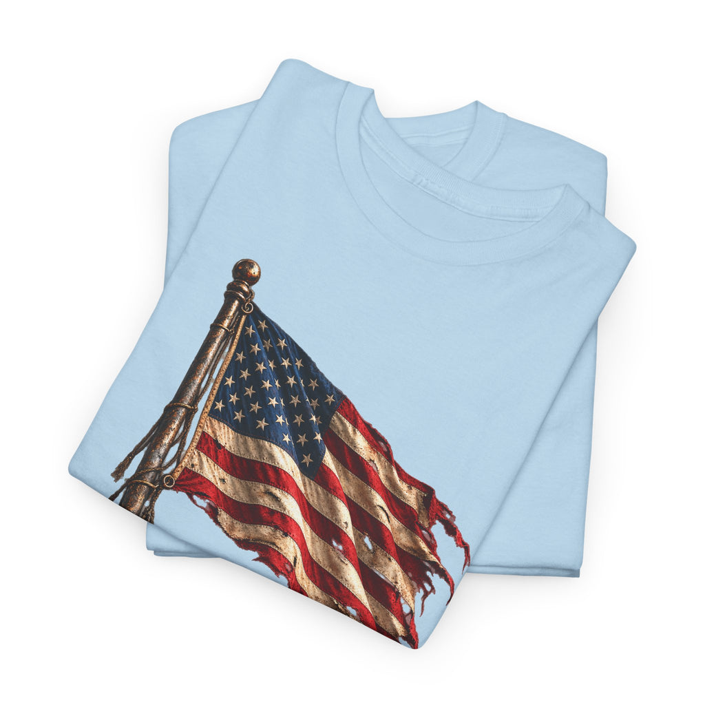 Still Standing American Flag T-Shirt