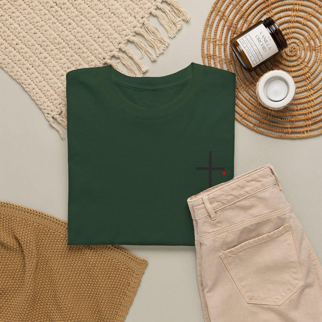Two Roads One Choice T‑Shirt — Christian Cross Faith Graphic Tee