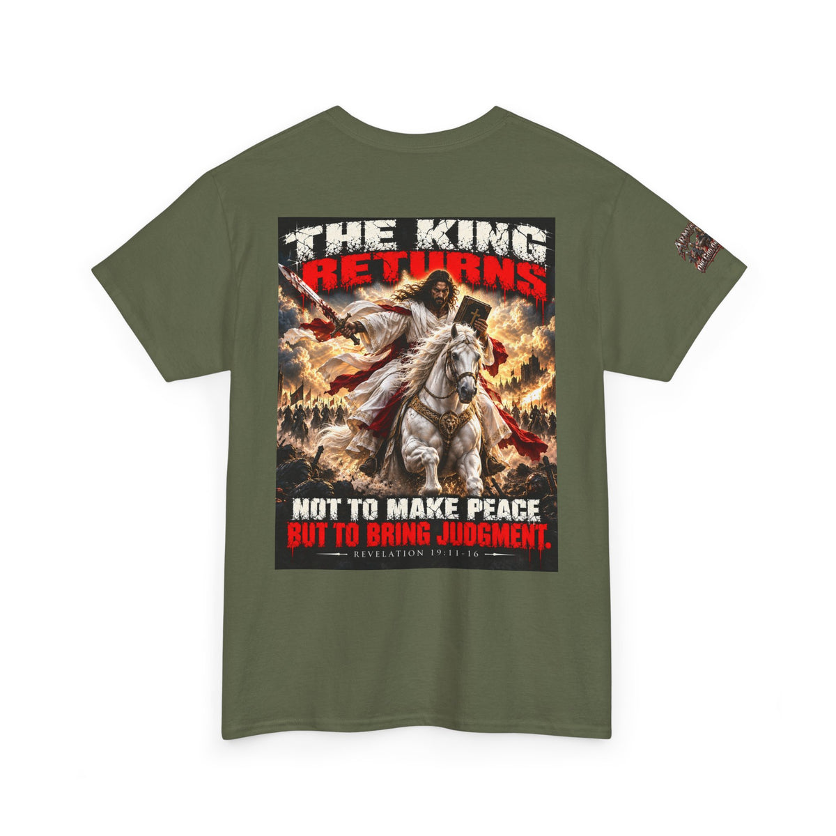 The King Returns Judgment Graphic Tee