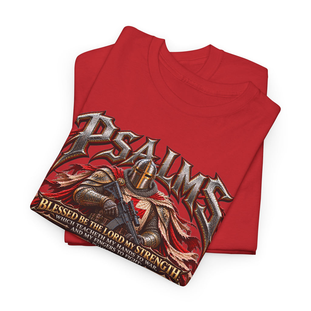 Psalm 144 Christian Warrior T-Shirt
