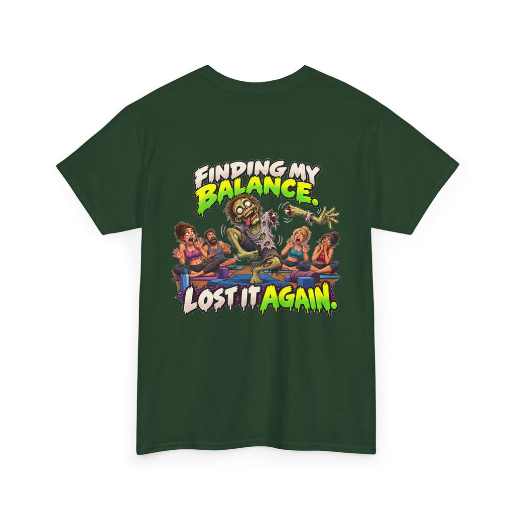 Finding My Balance — Lost It Again Zombie T-Shirt