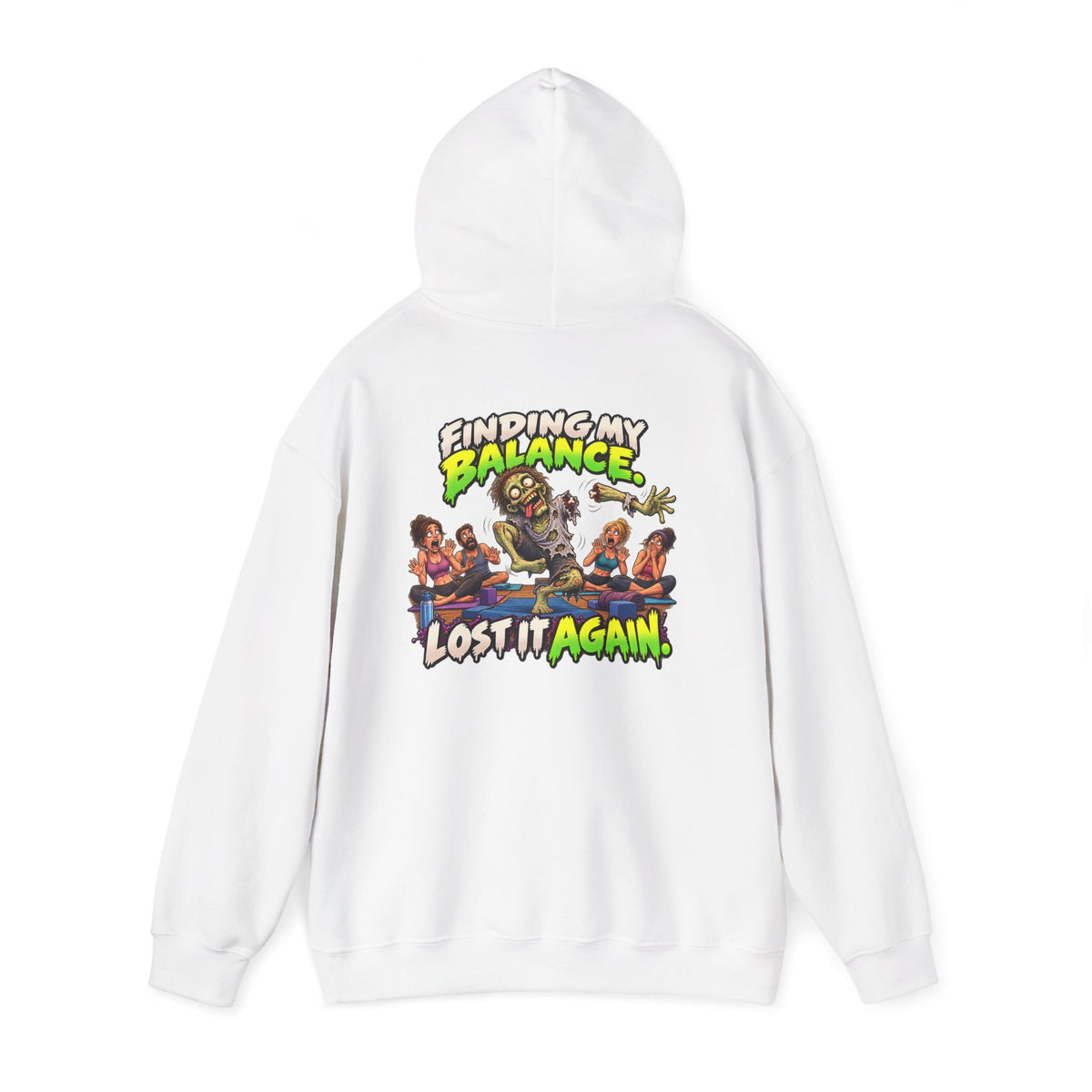Finding My Balance — Officially Undead Zombie Hoodie