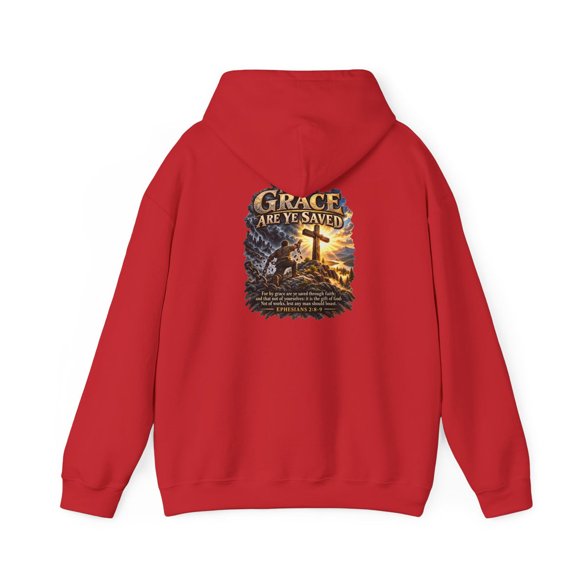 Saved by Grace — Ephesians 2:8–9 Christian Hoodie