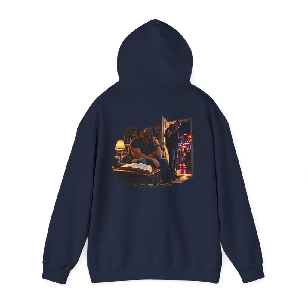 Faith at the Crossroads Christian Graphic Hoodie
