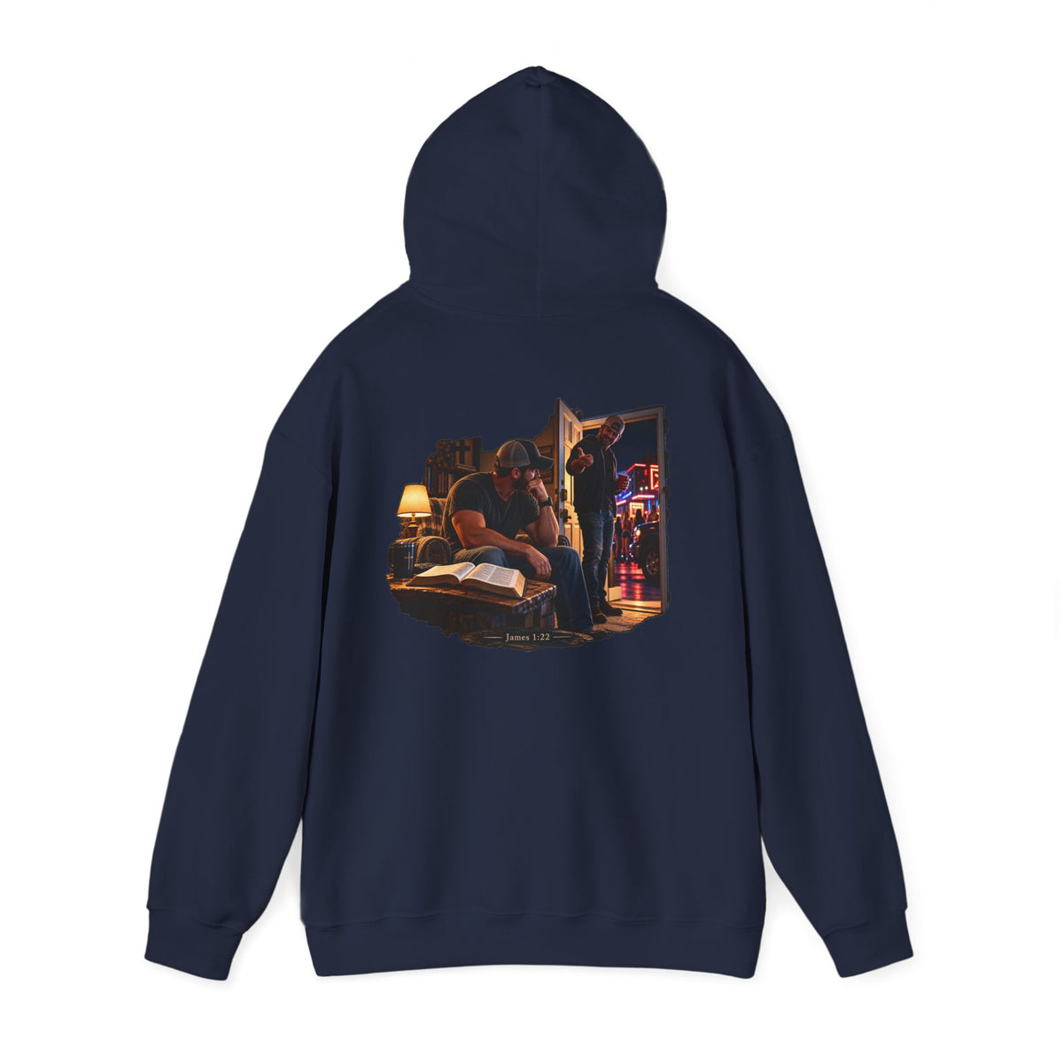 Faith at the Crossroads Christian Graphic Hoodie