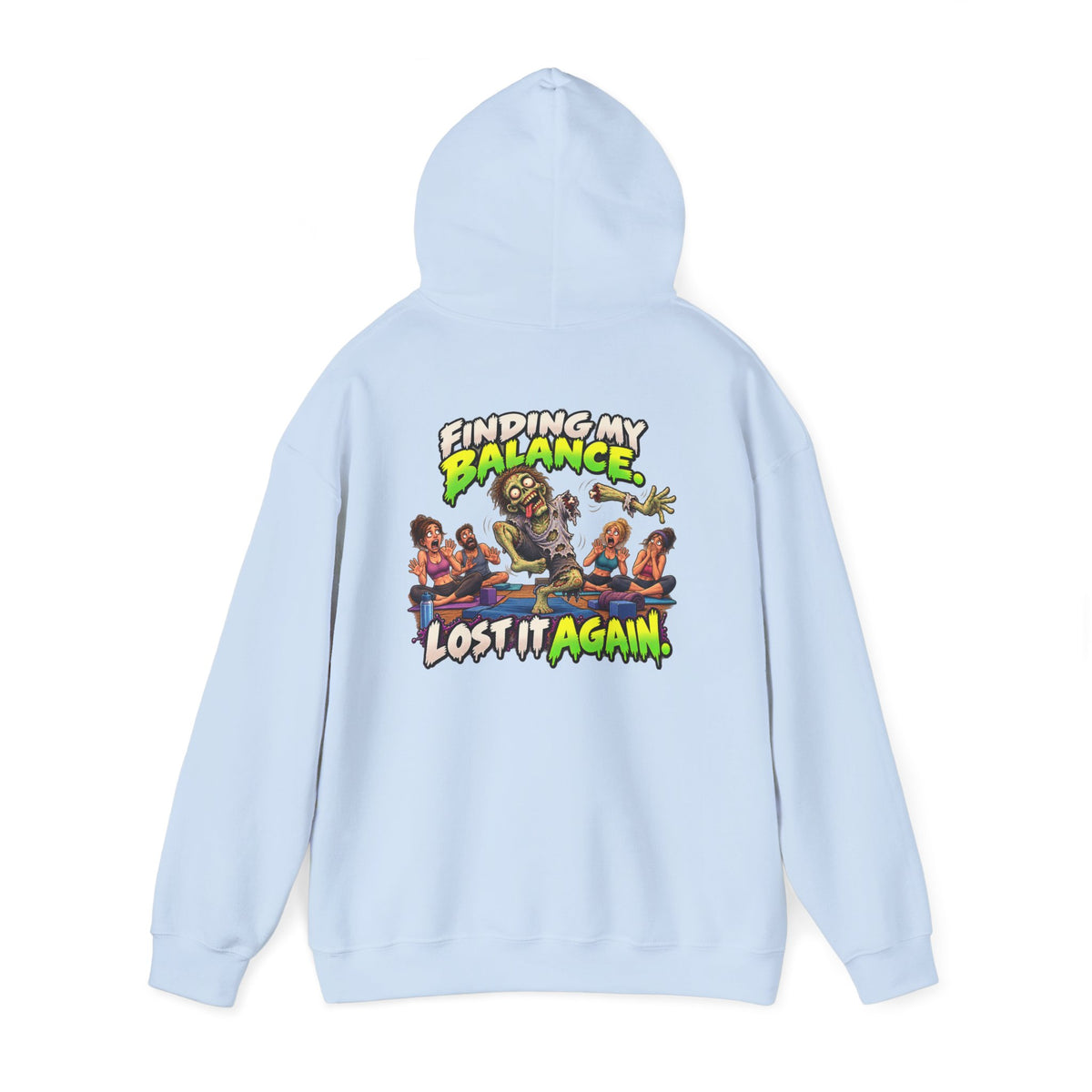 Finding My Balance — Officially Undead Zombie Hoodie