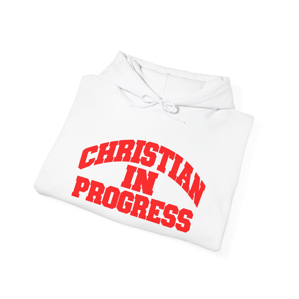 Christian In Progress Hoodie | Cross Changes Everything Christian Hoodie