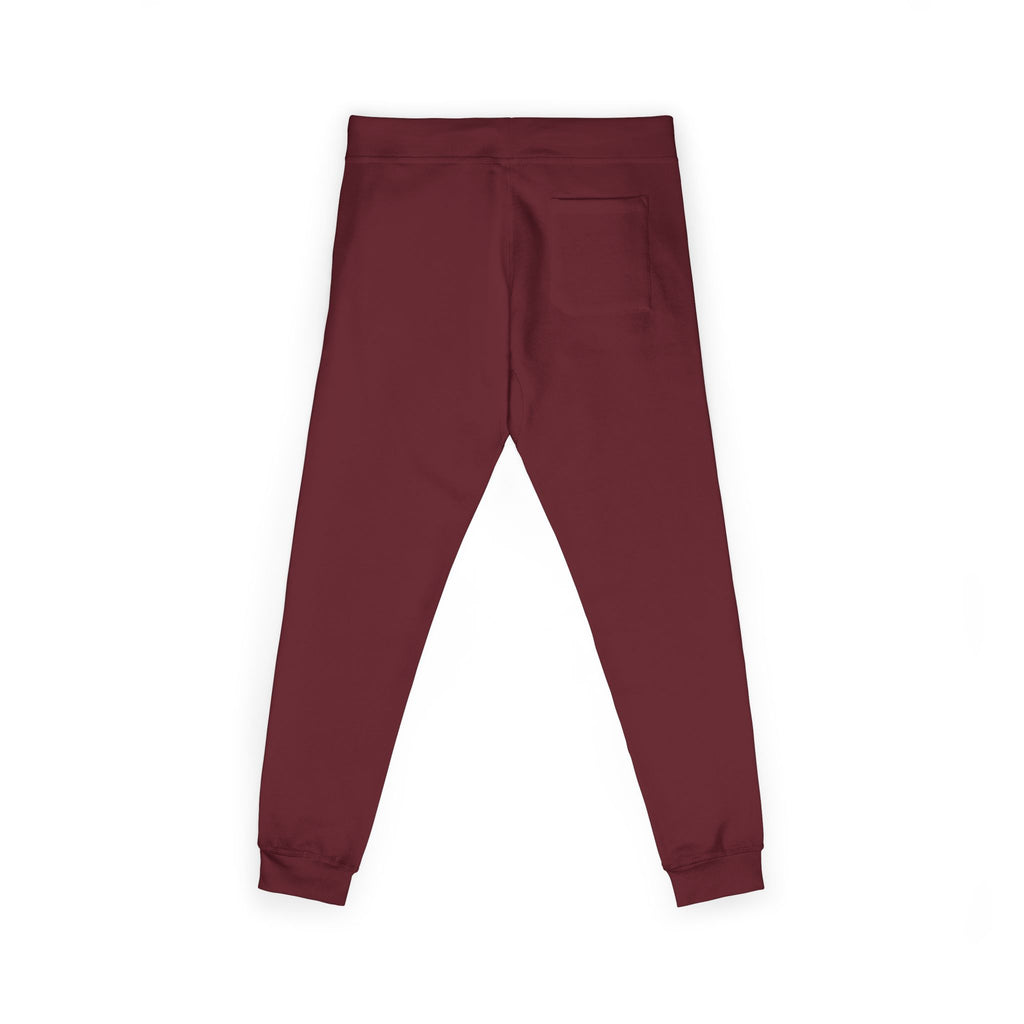 Embroidered Olive Fleece Sweatpants — Floral Patch Comfort Joggers