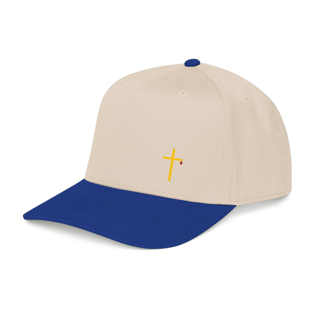 Embroidered Tiny Cross Baseball Cap – Minimalist Christian Hat