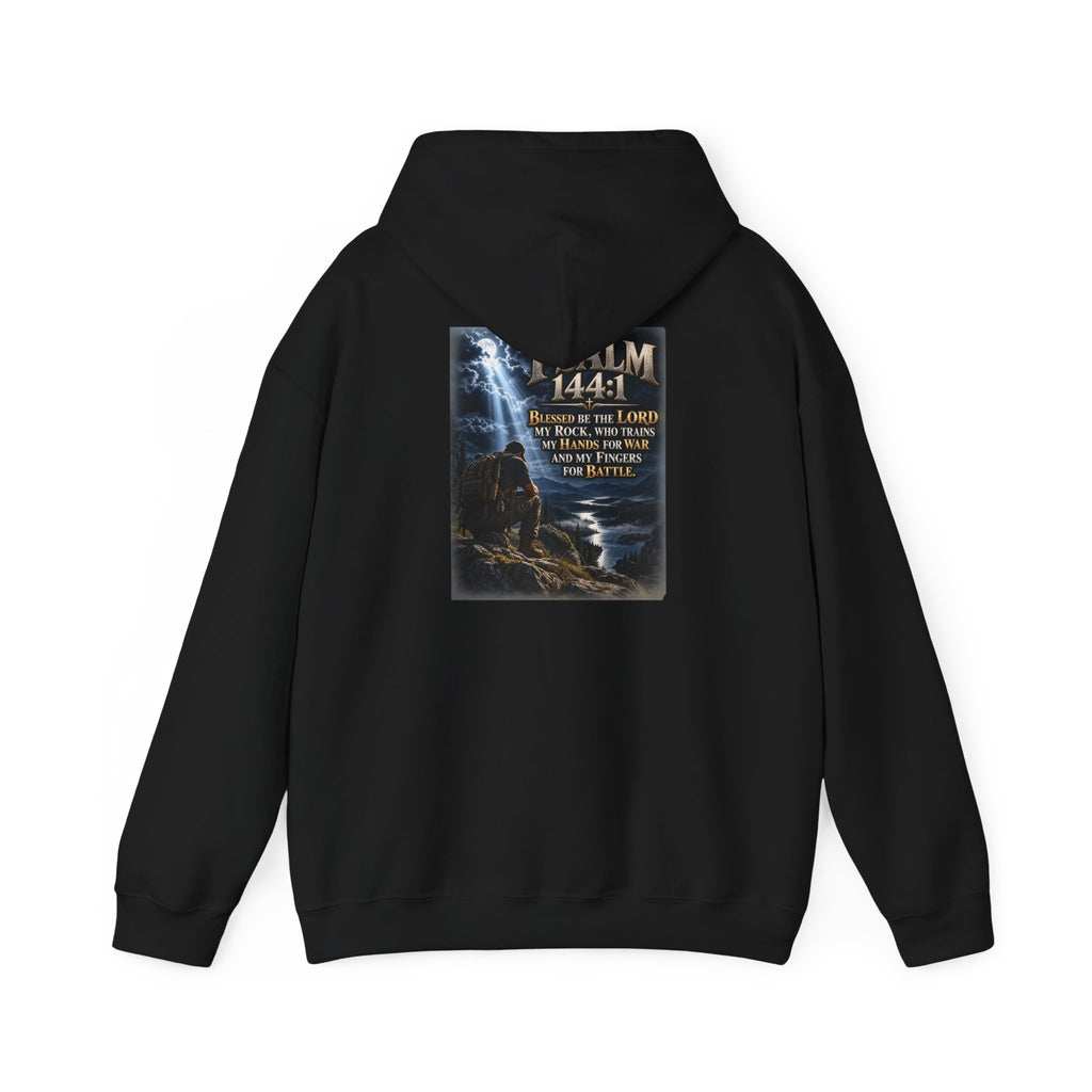 Psalm 144:1 Christian Scripture Hoodie