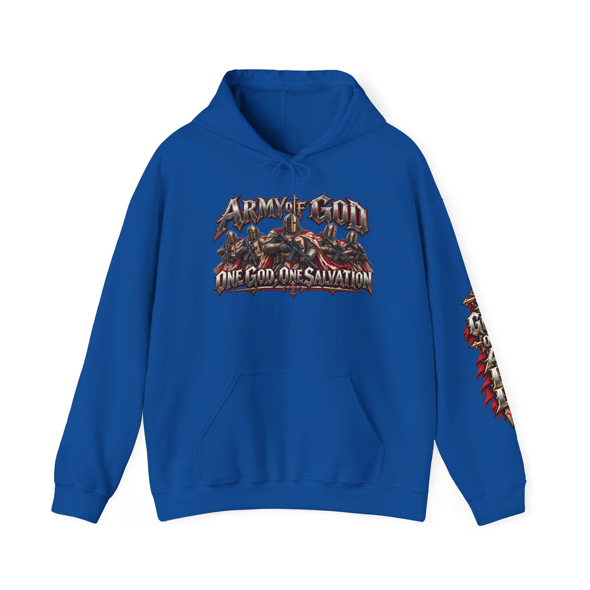 Army of God Graphic Hoodie | One God, One Salvation