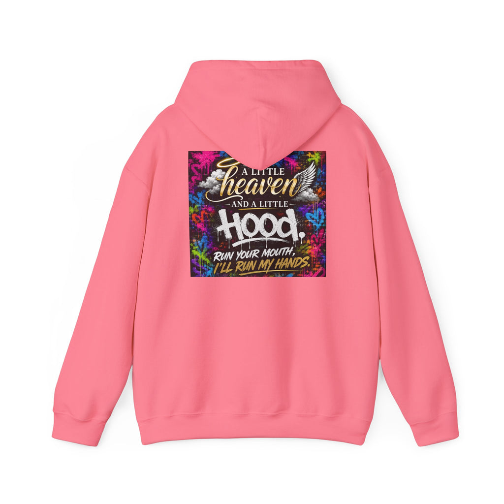 Christian in Progress hoodie | Faith graphic sweatshirt, colorful back print