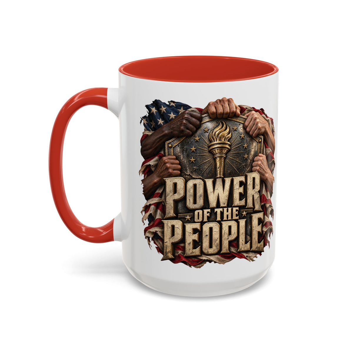 Power of the People Patriotic Coffee Mug
