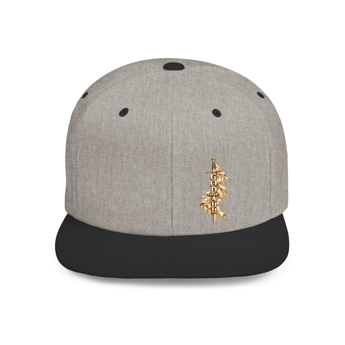 Gold Floral Snapback Hat