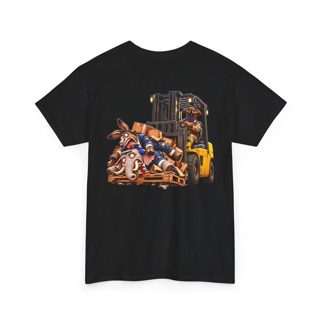 We the People Are Done — Forklift Political Satire T-Shirt