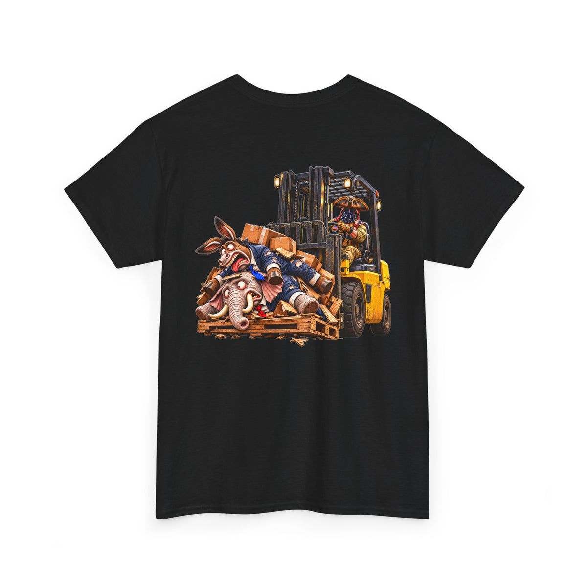 We the People Are Done — Forklift Political Satire T-Shirt