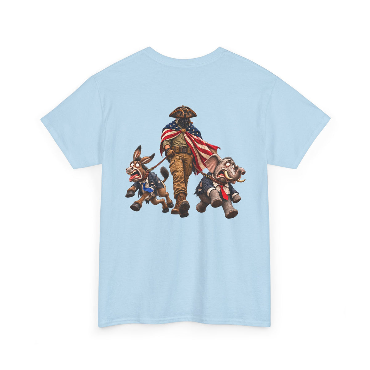 We the People Are Done — Patriot with Donkey and Elephant T-Shirt