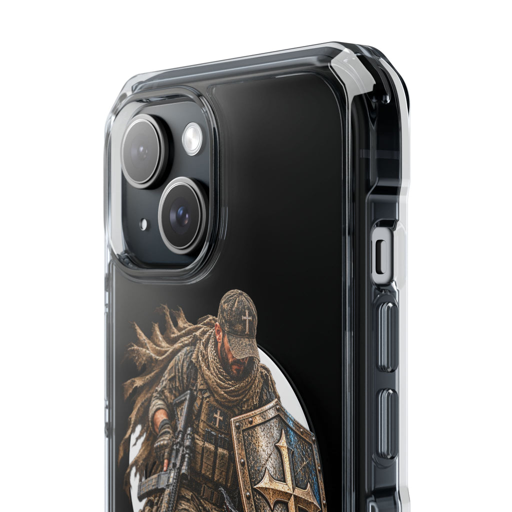 Phone Case – Christian Knight “If God Is for Us” Warrior Armor Design