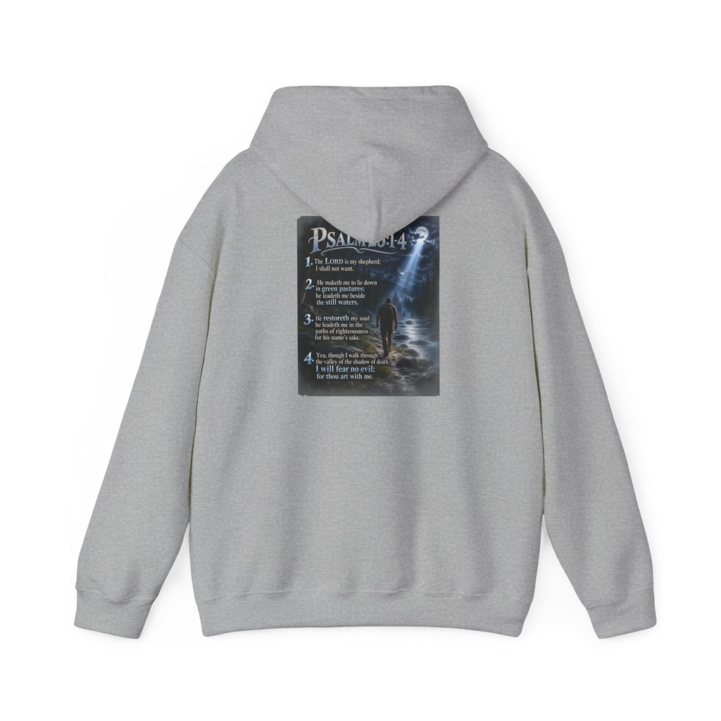 Psalm 23:1–4 Moonlit Scripture Hoodie