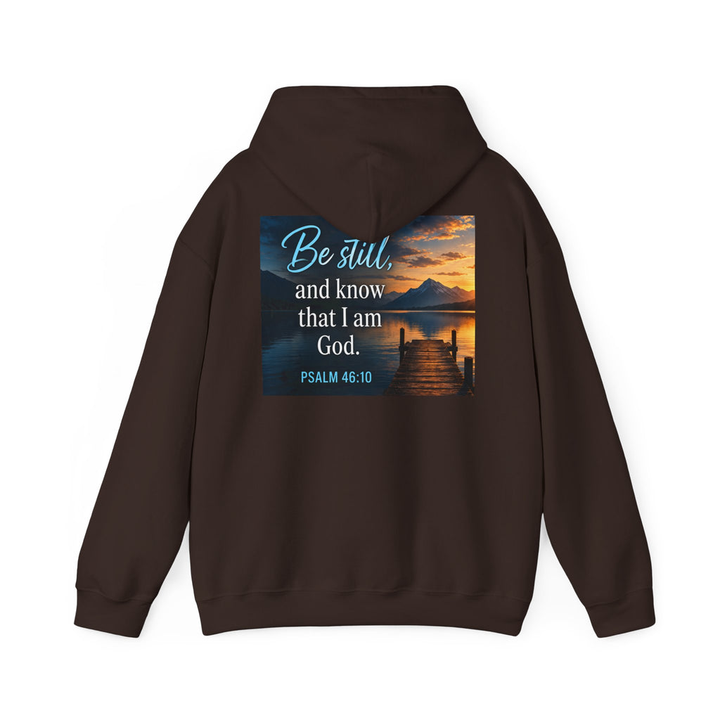 Psalm 46:10 — Christian in Progress | Be Still and Know Hoodie