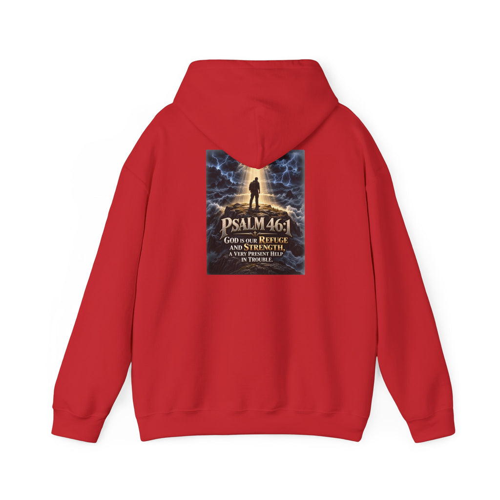 Psalm 46:1 Christian Bible Verse Hoodie