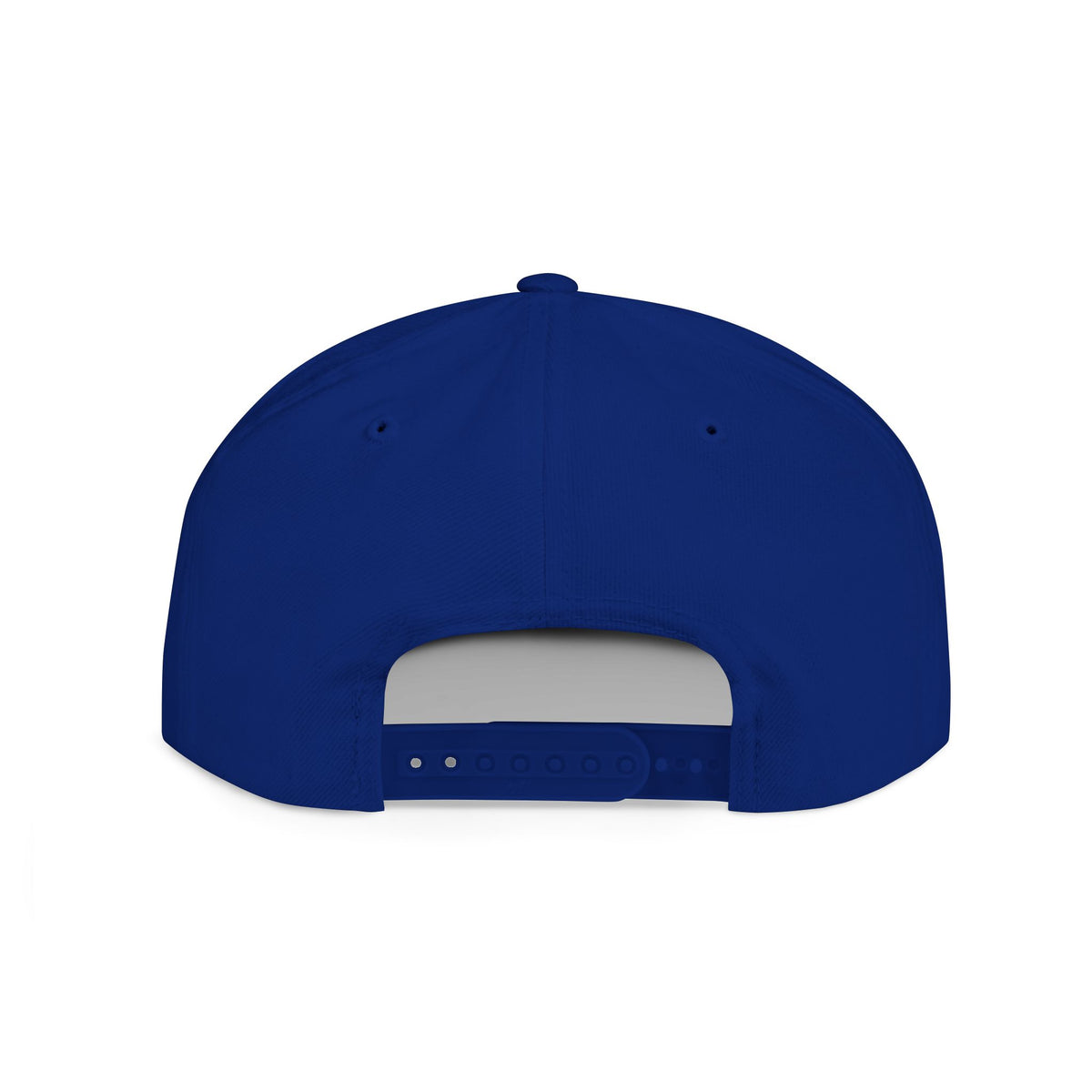 Embroidered Cross Snapback Hat — Minimal Christian Flat Bill Cap