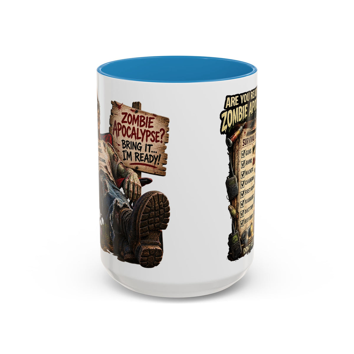Zombie Apocalypse Survival Checklist Coffee Mug