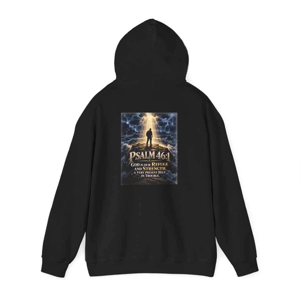 Psalm 46:1 Christian Bible Verse Hoodie