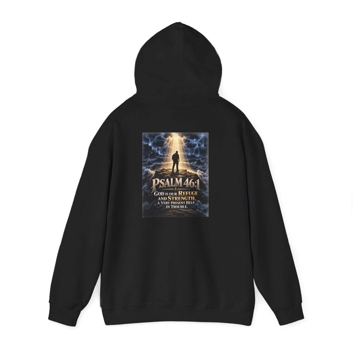 Psalm 46:1 Christian Bible Verse Hoodie