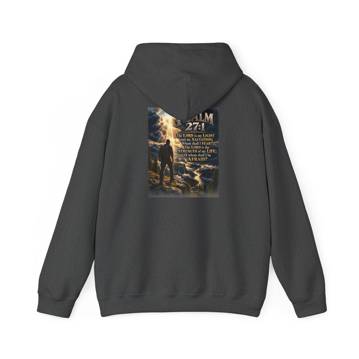 Psalm 27:1 The Lord Is My Light Christian Hoodie