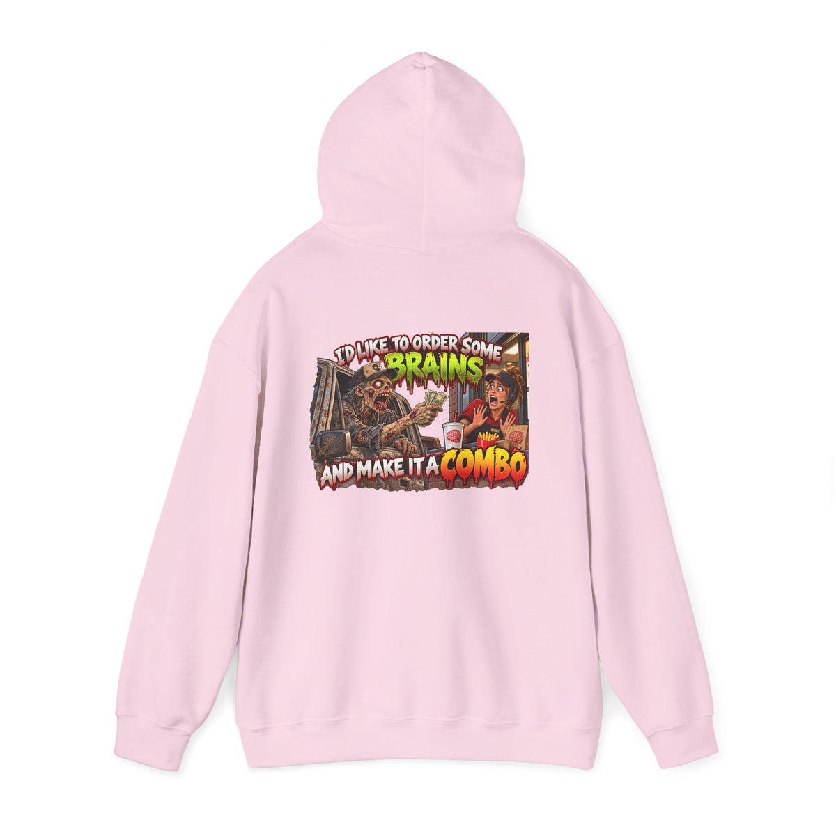 Brains Combo Meal — Officially Undead Zombie Hoodie
