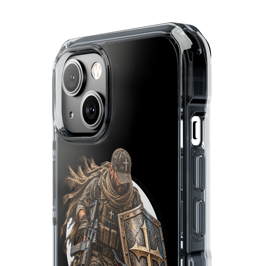 Phone Case – Christian Knight “If God Is for Us” Warrior Armor Design