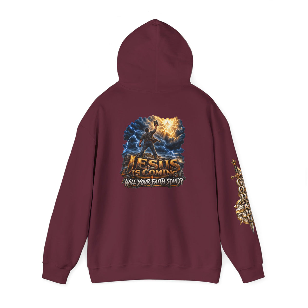 Jesus Is Coming Hoodie — Faith Revival Graphic Pullover