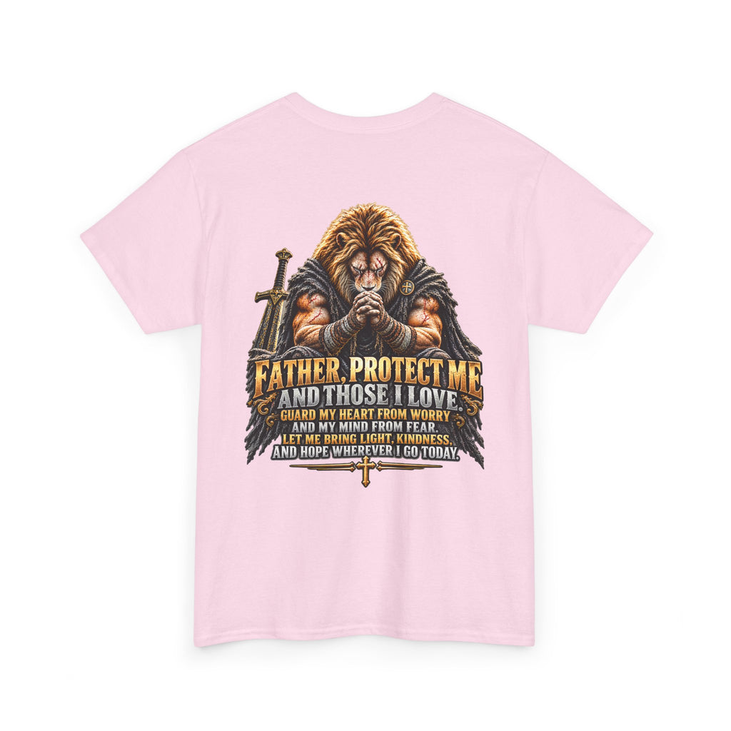 Father Protect Me Christian Lion Graphic Tee