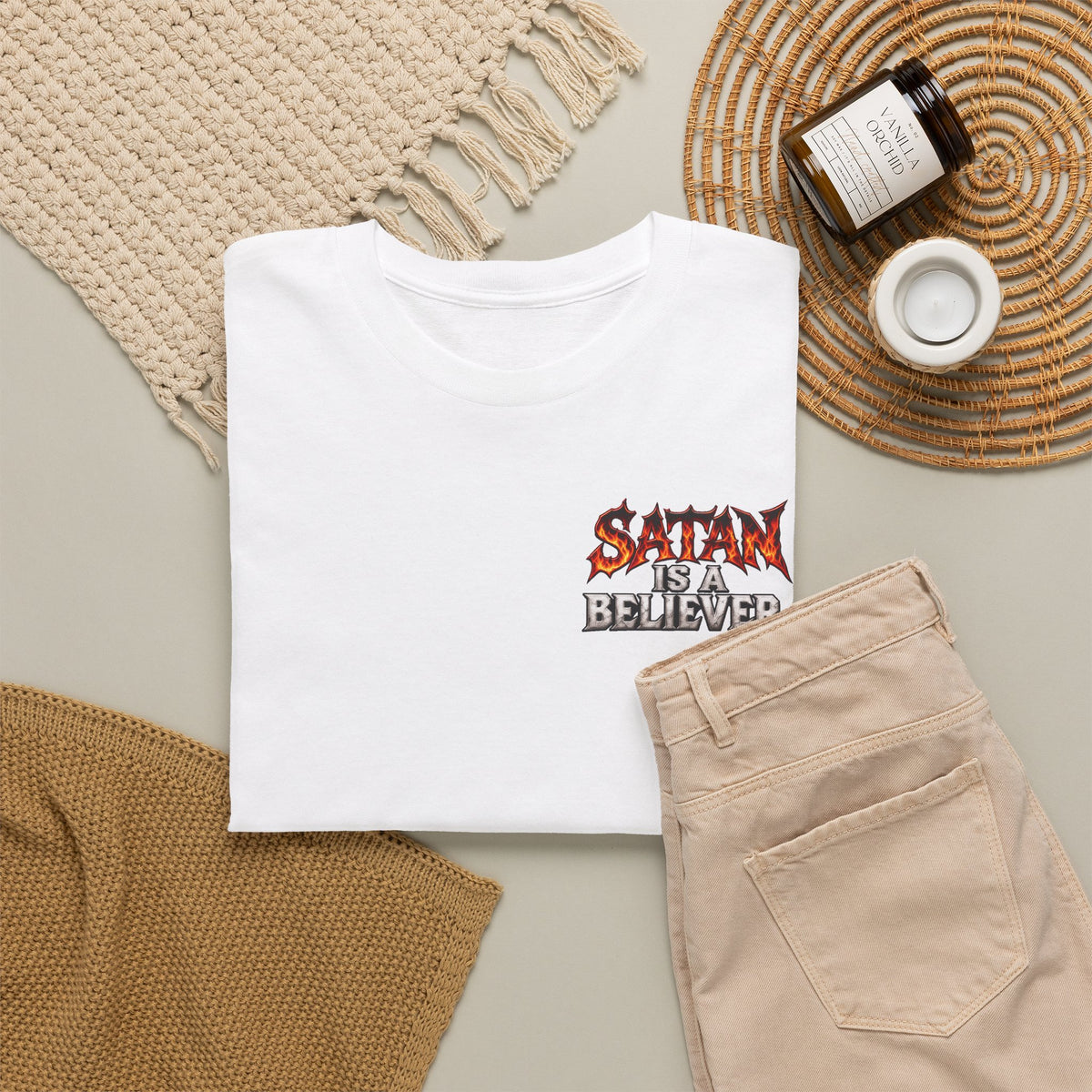 Don't Confuse Believing God with Following God Graphic T-Shirt