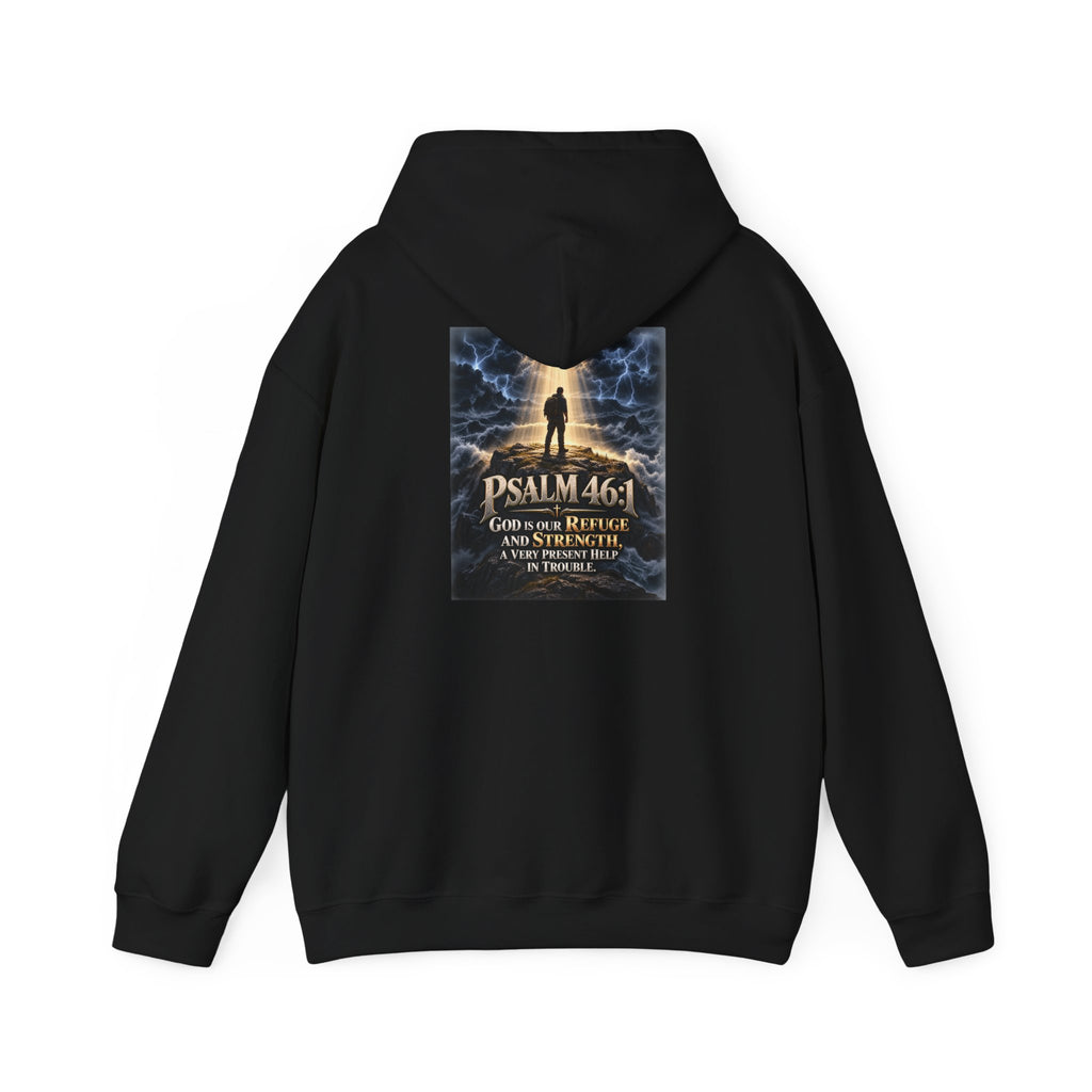 Psalm 46:1 Christian Bible Verse Hoodie