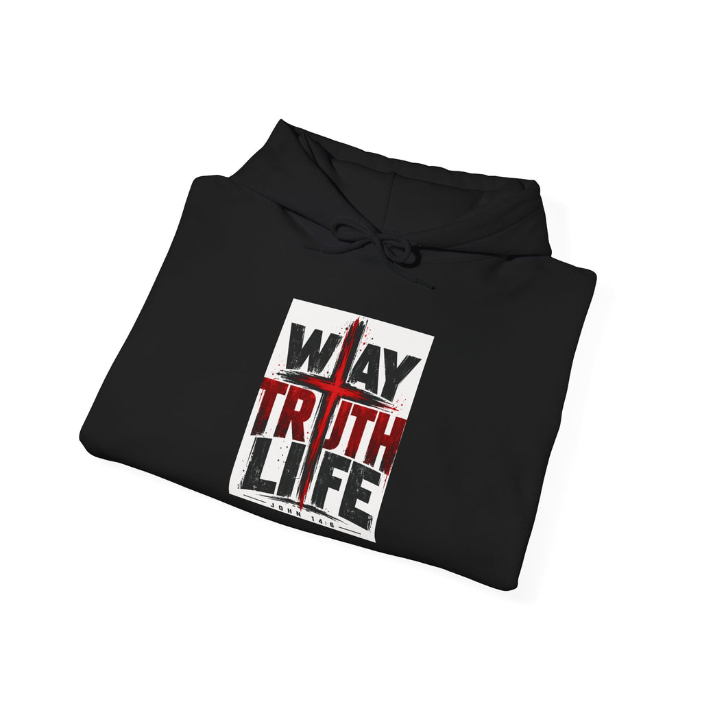 Christian Hoodie - "Way Truth Life" & "Army of God" Graphic Pullover