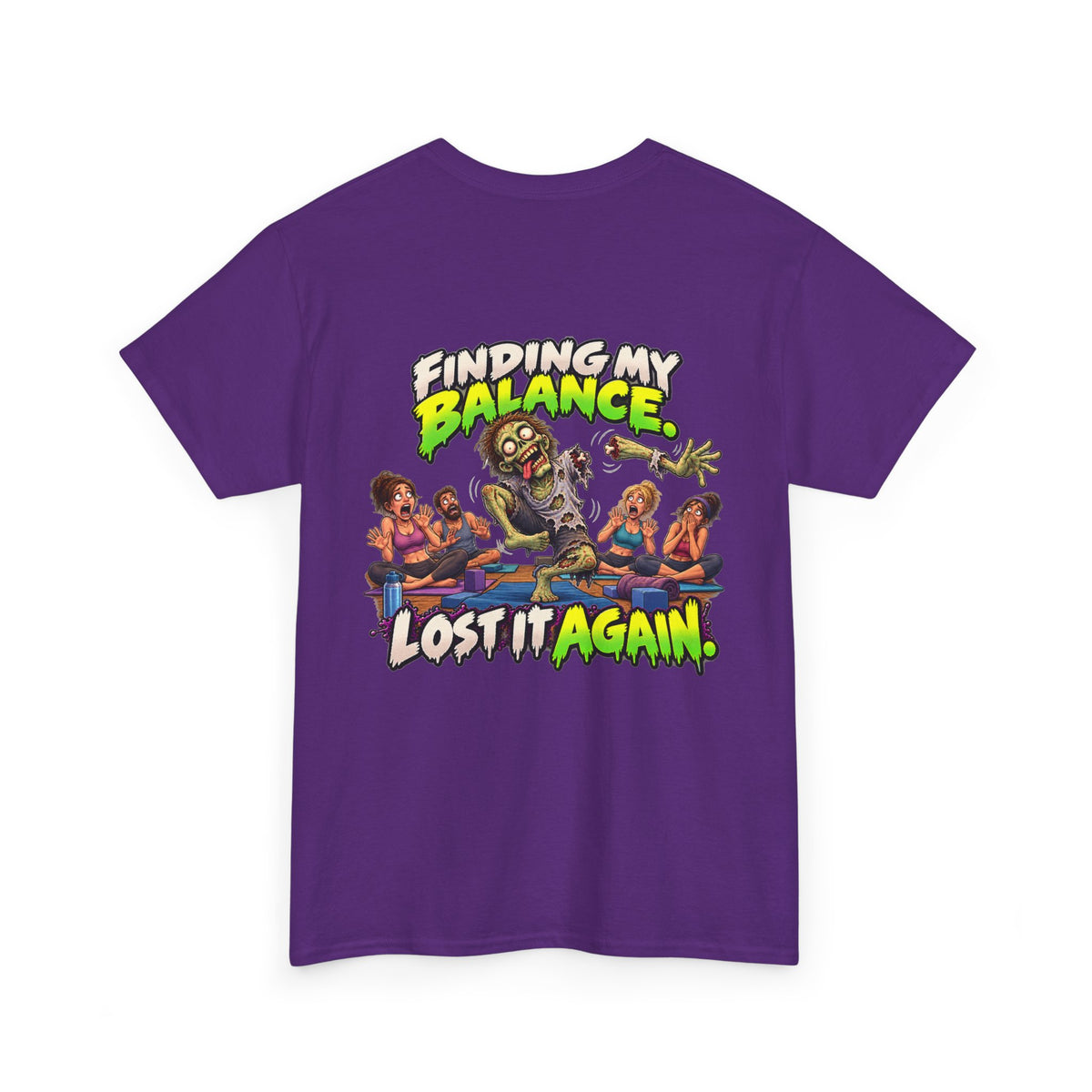 Finding My Balance — Lost It Again Zombie T-Shirt
