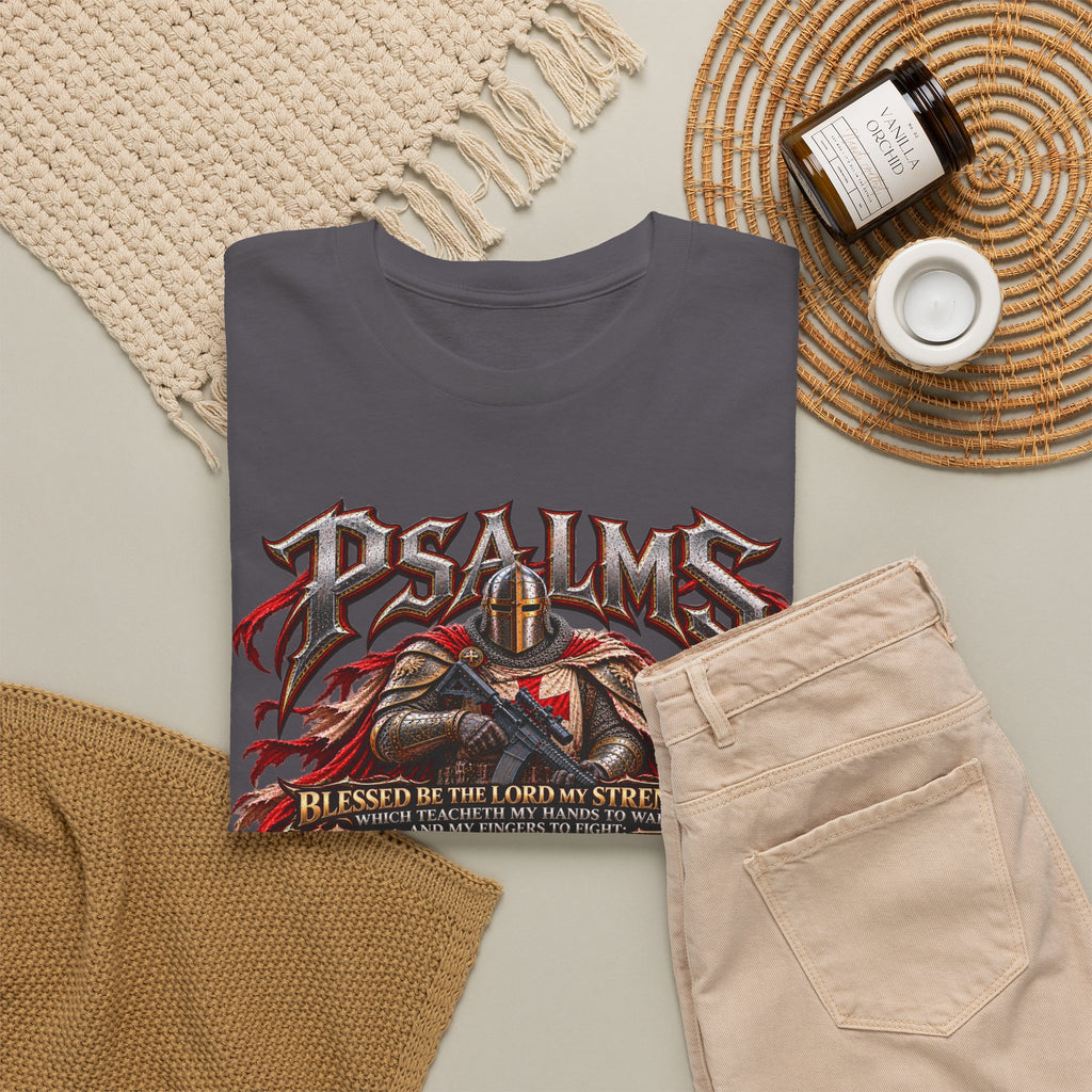 Psalm 144 Christian Warrior T-Shirt